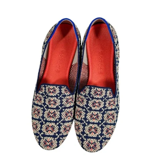 ROTHY’S The Loafer in Retired Sapphire Mosaic Women’s 8.5 - Picture 3 of 11